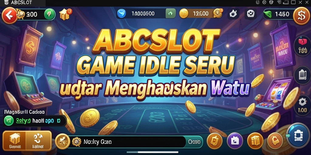Tampilan gameplay menarik dalam ABCSLOT dengan berbagai mesin slot.