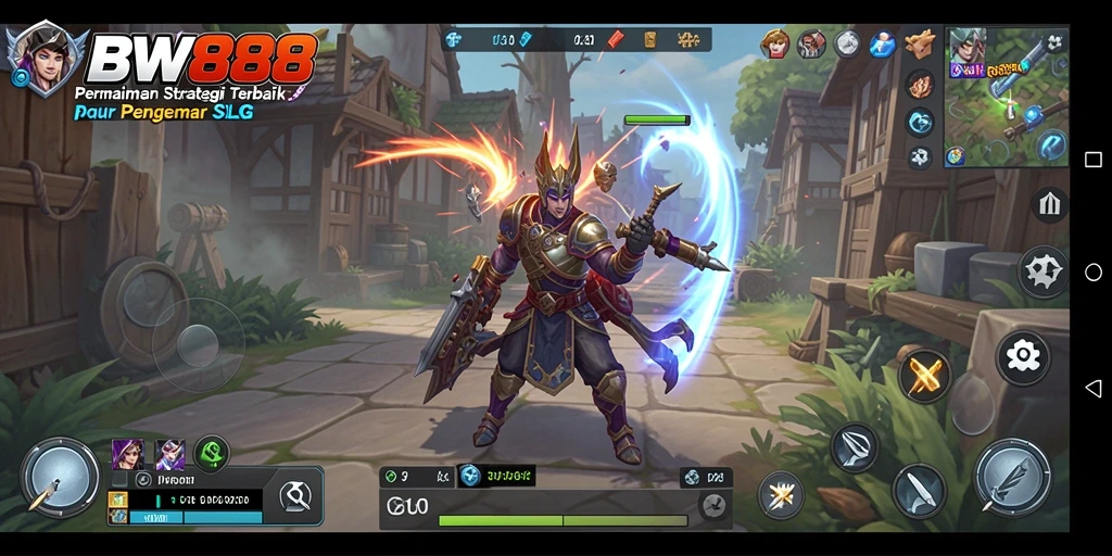 Layar utama BW888 yang menampilkan gameplay strategi yang menarik.