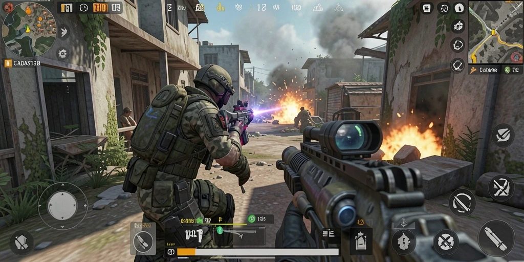 Gameplay mendebarkan dari CADAS138 dalam genre TPS.