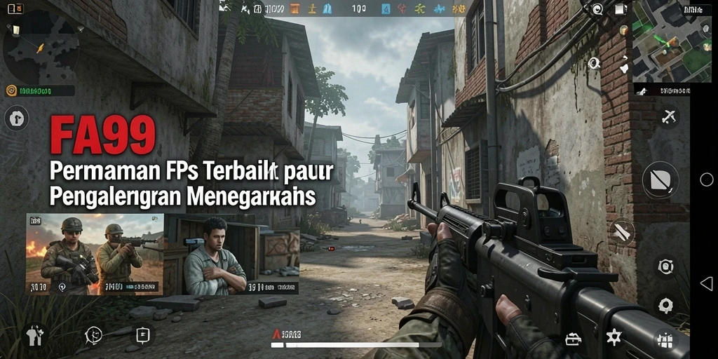 Screenshot menunjukkan aksi intens dalam gameplay FPS yang mendebarkan.