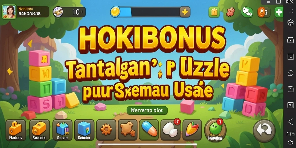 Screenshot dari HOKIBONUS menampilkan gameplay Puzzle yang menantang dan seru.