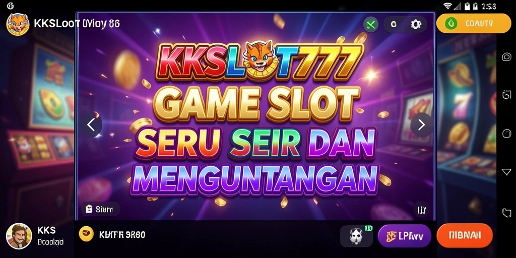 Screenshot gameplay KKSLOT777 dengan tampilan menarik dan efek visual yang memukau.