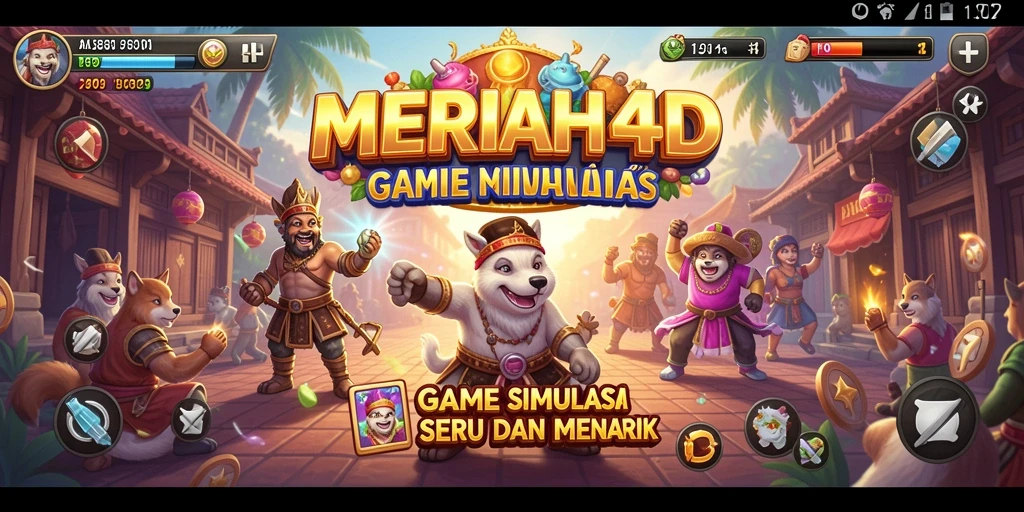 Tampilan gameplay MERIAH4D yang menarik dan interaktif.