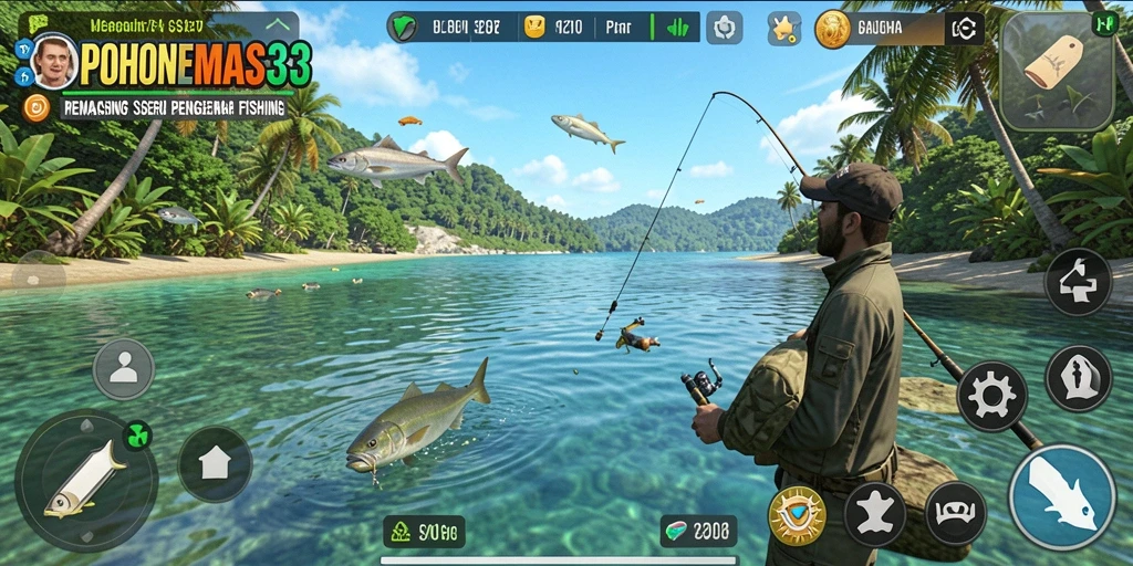 Tangkapan nyata ikan di laut dalam POHONEMAS33.