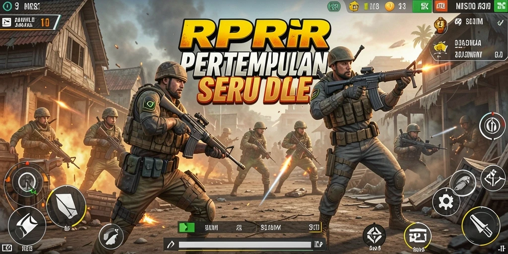 Gameplay RPRR yang mendebarkan dan menantang di arena Battle Royale.