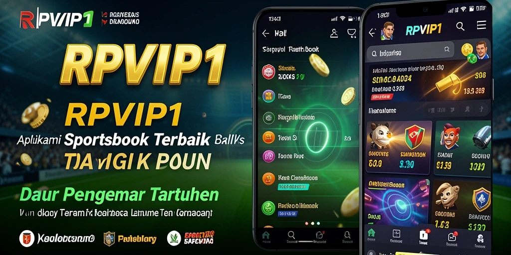 Screenshot RPVIP1 menunjukkan antarmuka taruhan olahraga yang dinamis.