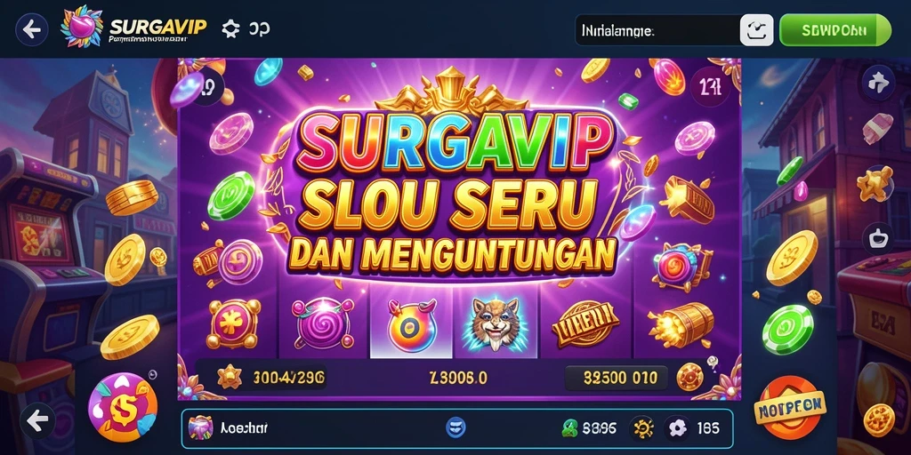 Tampilan gameplay seru dari SURGAVIP dengan tema Slot yang menarik.