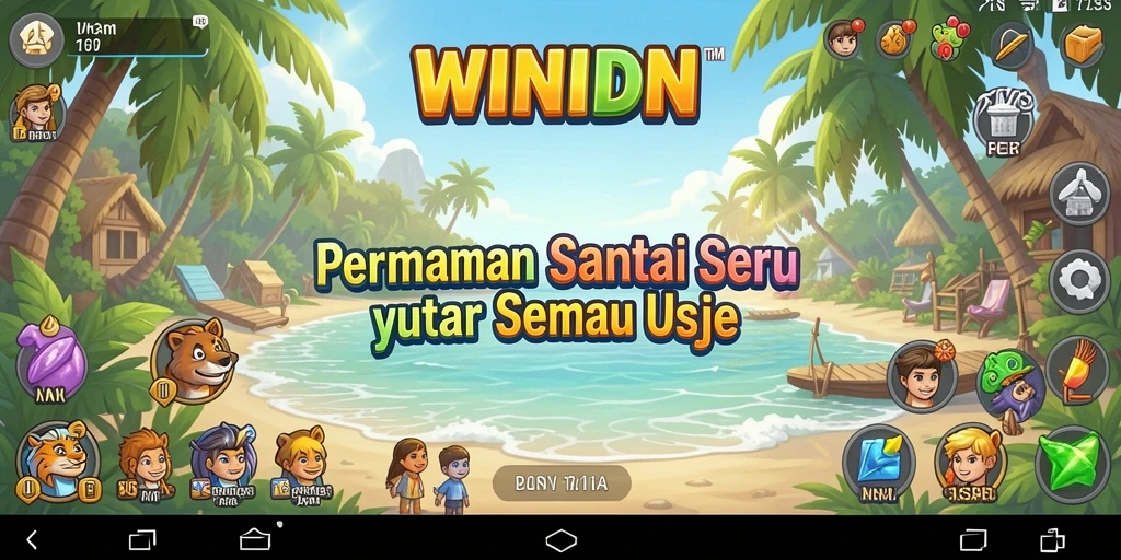 Screenshot gameplay WINIDN menampilkan keseruan permainan Casual.